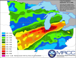 Map of rainfall from Hurricane Ike - Midwestern Regional Climate Ctr