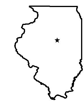 Locator map for Bloomington