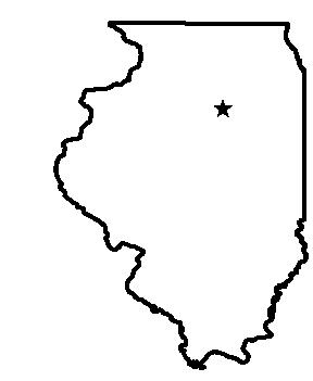 Locator map for Streator (Illinois-American)
