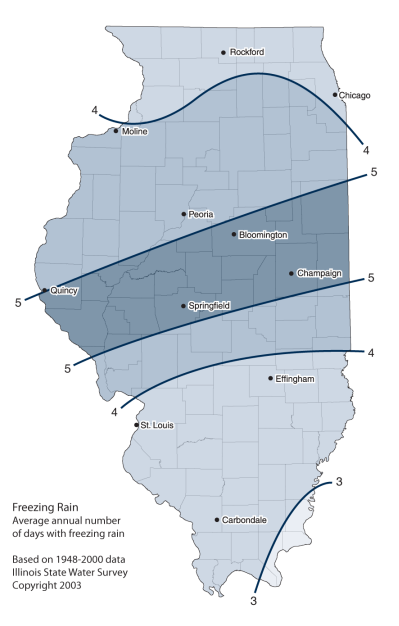 Freezing Rain Map